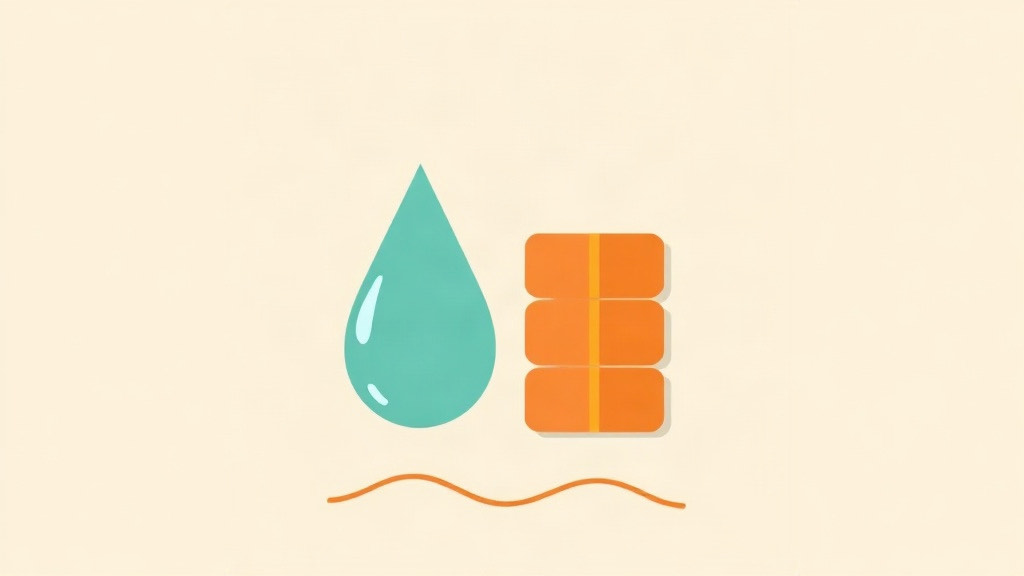 Low blood sugar on a GLP-1: a blood droplet beside glucose tablets above a glucose trend line