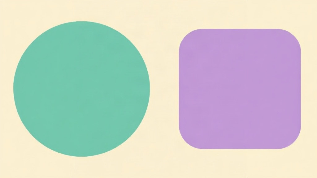 GLP-1s and SGLT2 inhibitors: a teal circle and a purple rounded square side by side