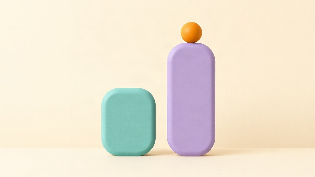 GLP-1s and adolescents: a short teal block beside a taller purple block with an orange ball