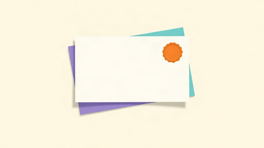 Coverage denied: stacked blank sheets of paper with an orange wax seal