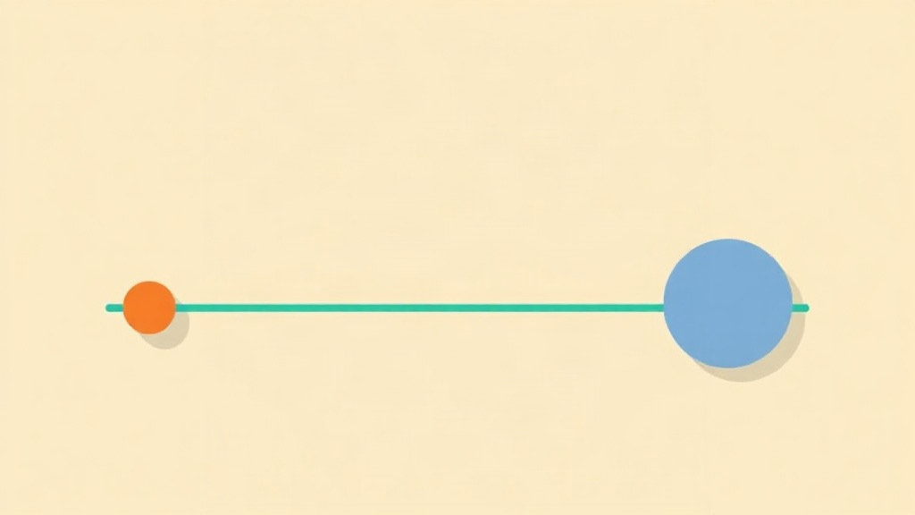 Prediabetes and GLP-1s: a teal line with a small orange circle and a larger blue one